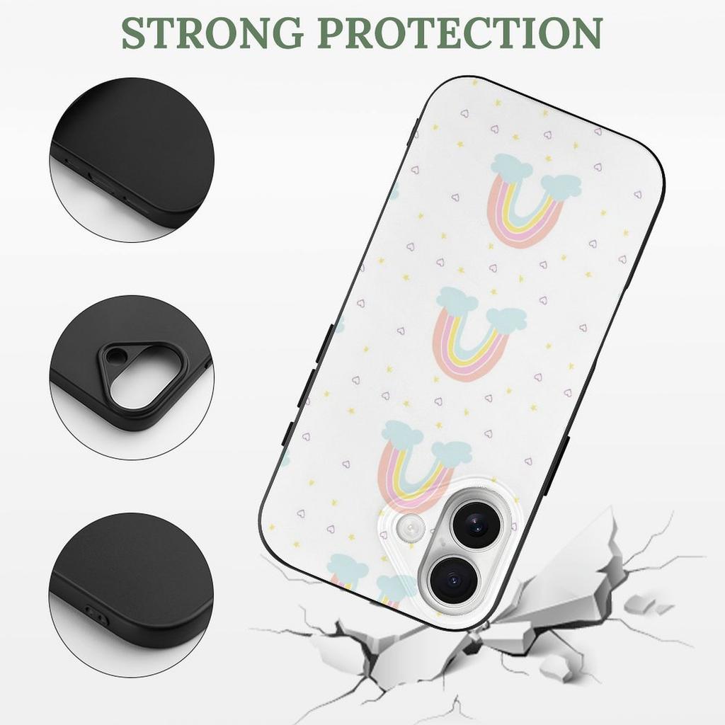 1 Pack For Iphone 17/17Air/17Pro/17ProMax Flexible TPU Case With Anti-Slip Side Grip, Cushion Corners, Clear Back And Soft Buttons