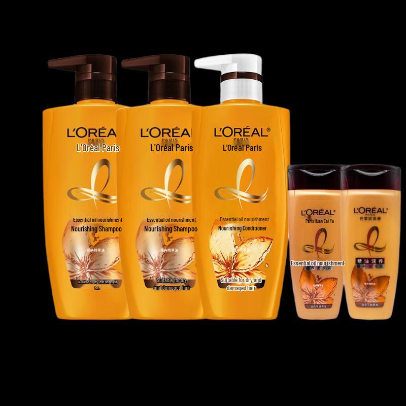 L'Oréal Paris Pflege-Set mit ätherischen Ölen, 5-teilig