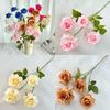 Elegant Faux Rose Flower Arrangement For Wedding Decor Photography Props