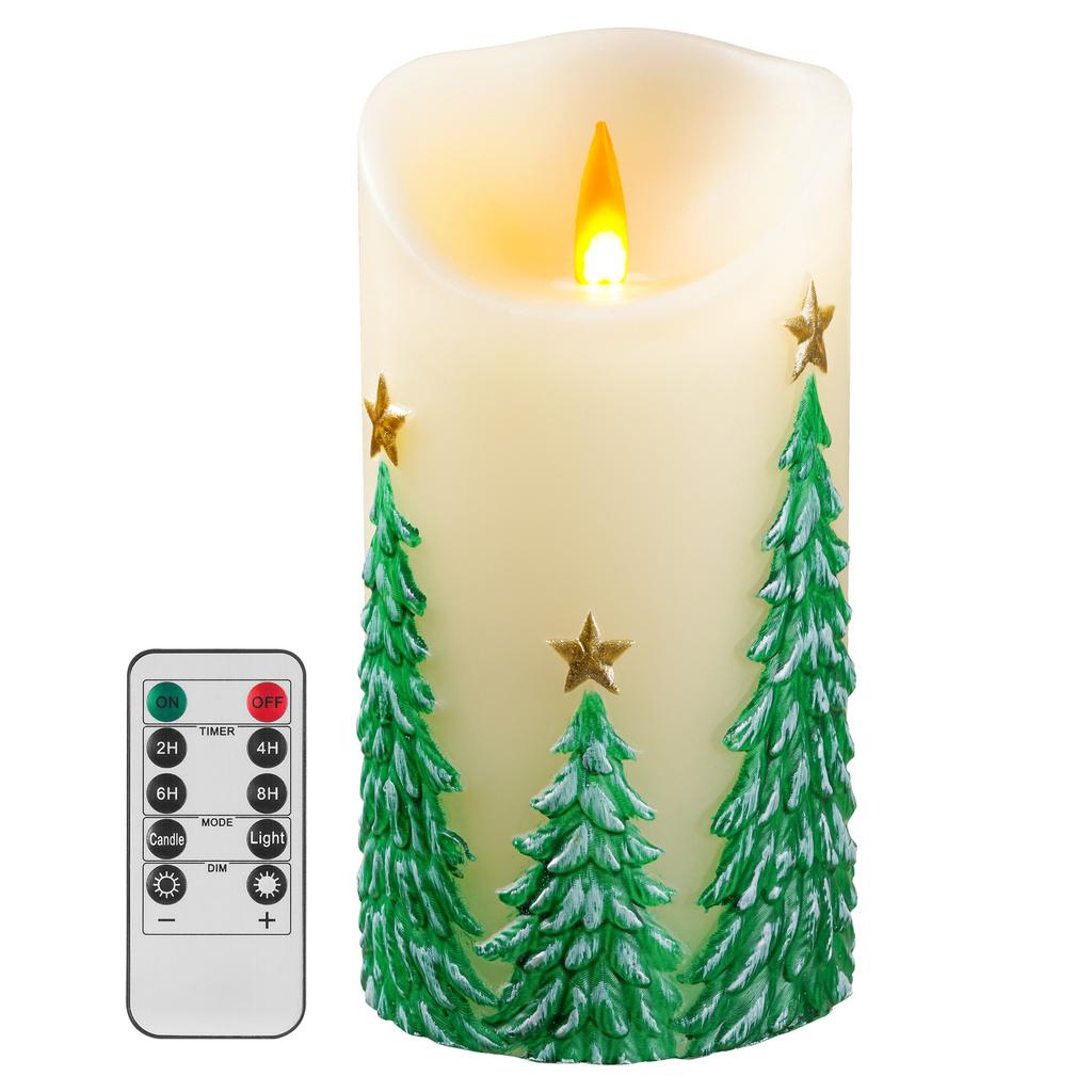 Embossed LED electronic candles, paraffin candles, flickering flames, wedding romantic confession, birthday romantic electronic