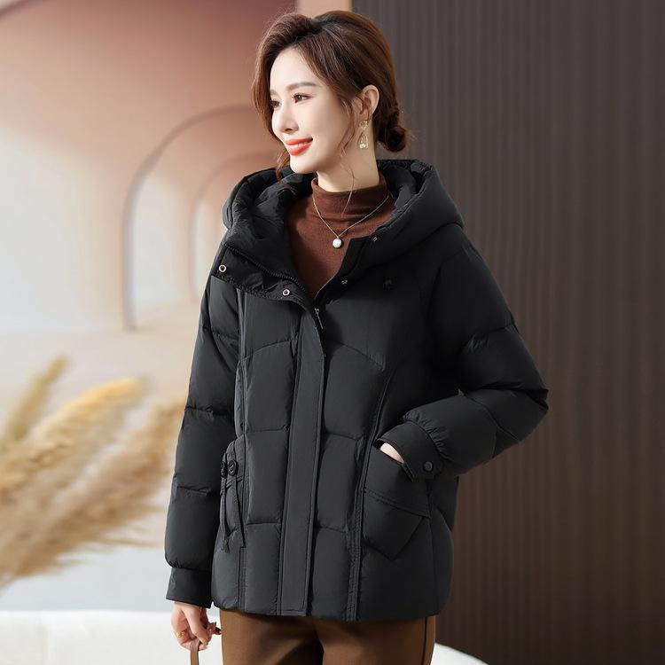 Mittelalterliche Mutter Daunenjacke Winterkleidung Neue Modische Altersreduzierende Kleine Oberteil Herbst- und Winterjacke für Mittelalterliche und Ältere Frauen