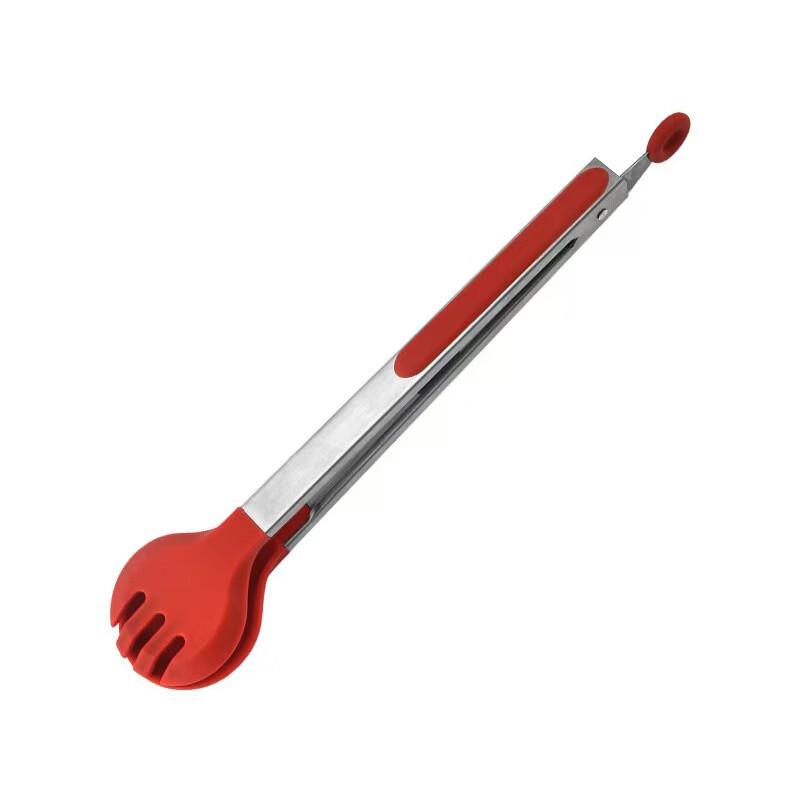 abdo Silicone & Stainless Steel Food Tongs