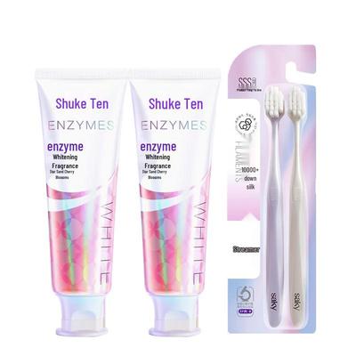 Shuke Whitening Enzyme Toothpaste & Toothbrush Set