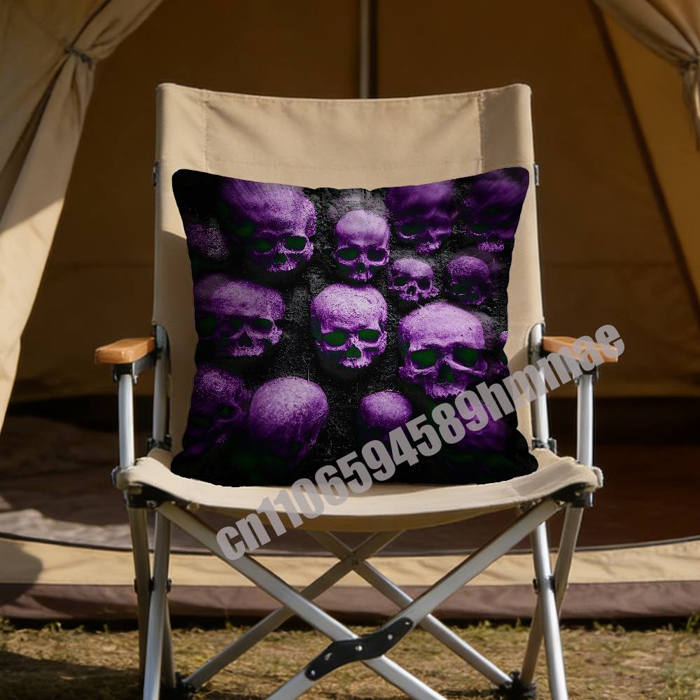 For C-Chief Keef Skeletor Throw Pillow Case Sham 45X45Cm 40X40Cm Square Car Pillowcase Pad Cushion Cover