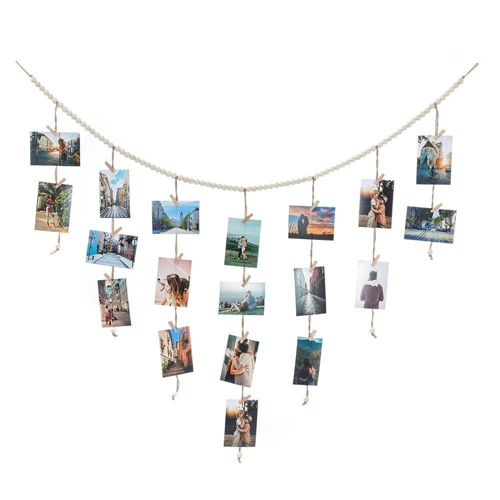 Minimalista Fali Képcsipesz DIY Faldekoráció Képkeret Képkiakasztó Nappali