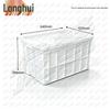Longhui Plastic Storage Crate with Lid