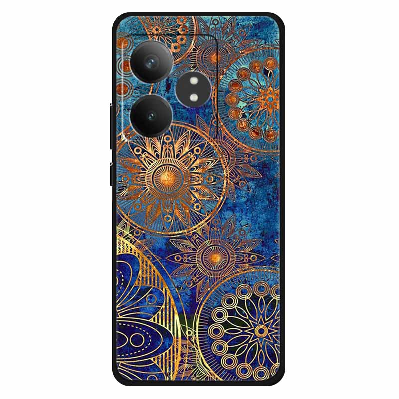 Funda For Realme GT 6T / GT 6 Cases Silicone Planet Painted TPU Soft Phone Back Cover For RMX3853 Protective Coque RMX3851  GT 6