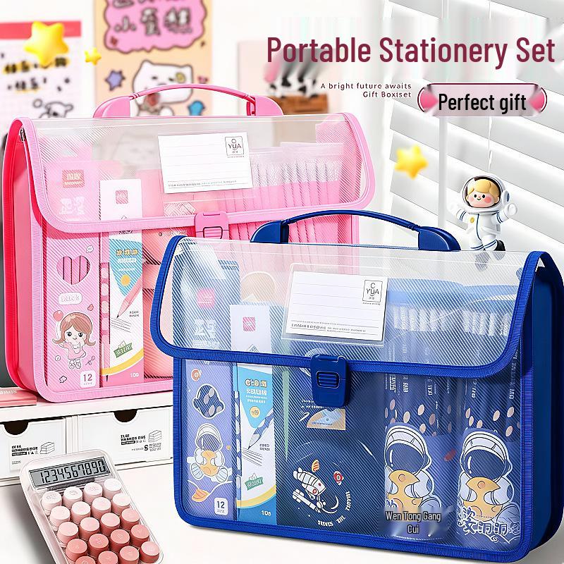 Premium Student Gift Set: Handheld Stationery Pack for Birthdays & Parties
