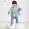 Cute Long Sleeve Cartoon Kids Set - Casual T-Shirt Outfit