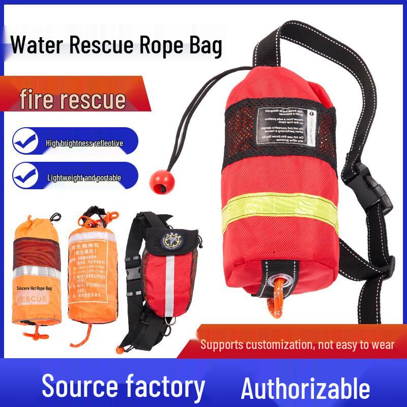 Bosente Reflective Rescue Throw Line with Bag 21m