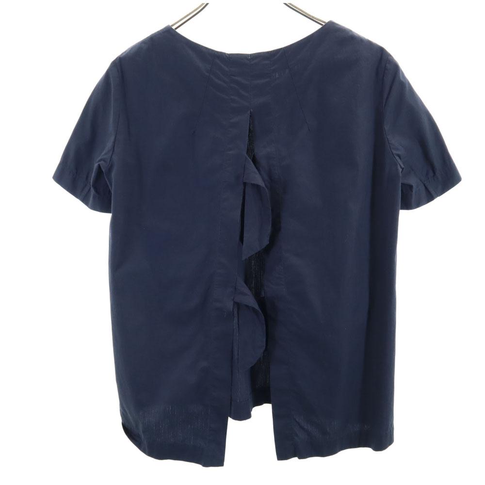 Stella Mccartney Short Sleeve Blouse 36 Navy Women Used