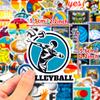 50 Volleyball Graffiti Stickers Personalized Decorative Suitcase Notebook Waterproof and Removable Stickers