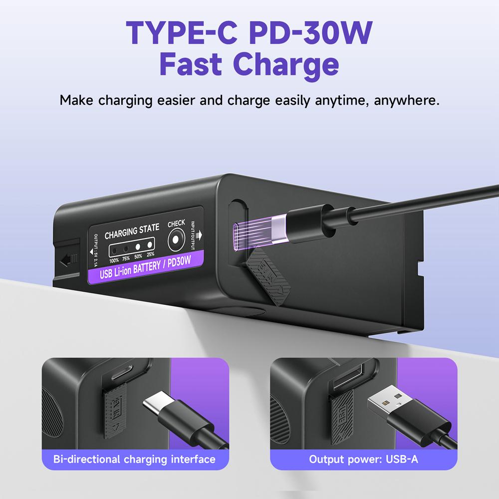 PALO 11800mAh NP-F990 NP-F970 F960 F970 Battery with LED Power Indicator for Sony F960 F550 F570 F750 F770 MC1500C 190P