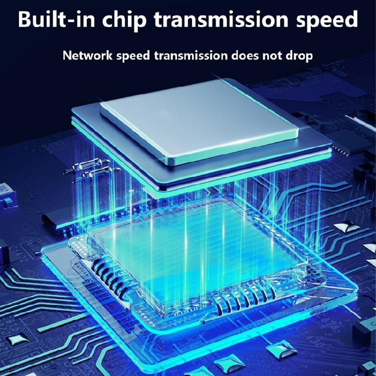 Gigabit Ethernet Splitter 1 to 2 networking Ethernet Splitter LAN Splitter with Power Cable RJ45 Splitter 100/1000Mbps