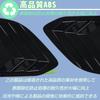 KOKATO Rear Window Shutter Side Vent Covers for Toyota Corolla Cross Rear Side Window Louver Custom Garnish Made of No Tools Easy Set (10 Series),