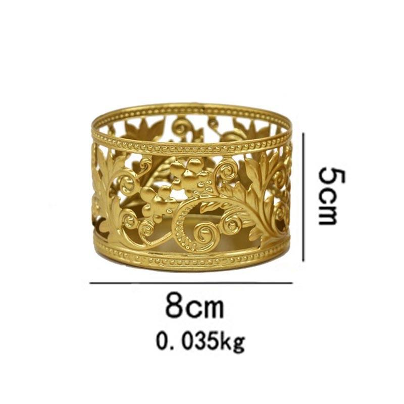 Nordic Golden Geometric Hollow Wrought Iron Candle Holder Creative Aromatherapy Candle Cup Home Decoration Ornaments Art Craft