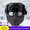 Harley-Style Auto-Darkening Solar Welding Helmet, True Color, Anti-Strong Light