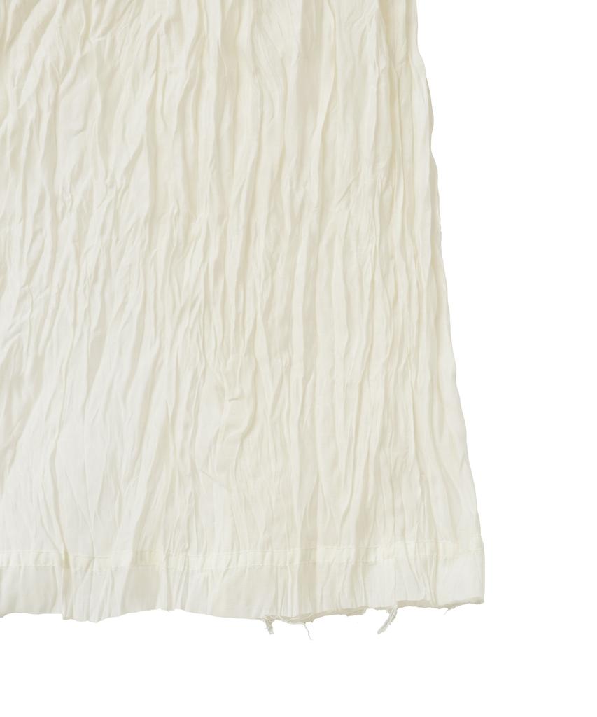 Noir For Woman Wrinkle Texture Long Skirt (Buttercream)