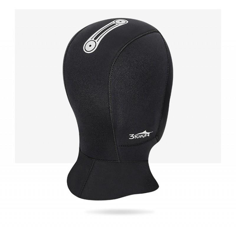 3mm Neoprene Dive Cap Cold Water Swimming Snorkeling Surfing Winter Pool Use Unisex Thermal Head Cover