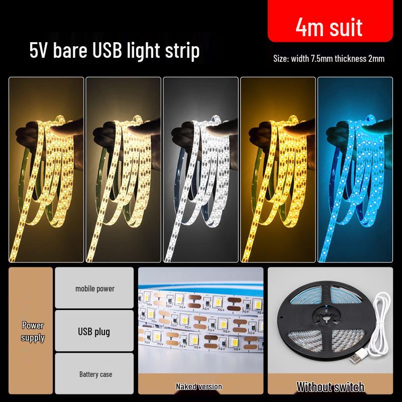 Super Bright Self-Adhesive LED Strip for TV Ambiance