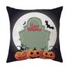 Halloween Series Pumpkin Cushion Pillow Cover Printed Pillow Cover Cushion Cover Holiday Gift