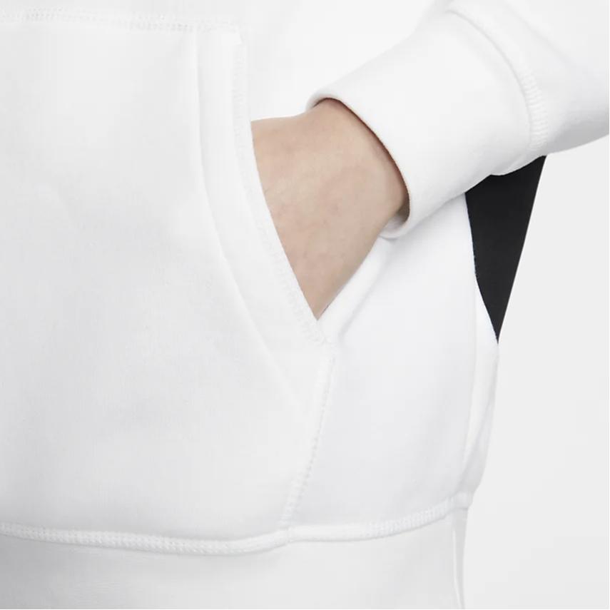 Nike Women's Comfortable and Warm Casual Pullover Hoodie White