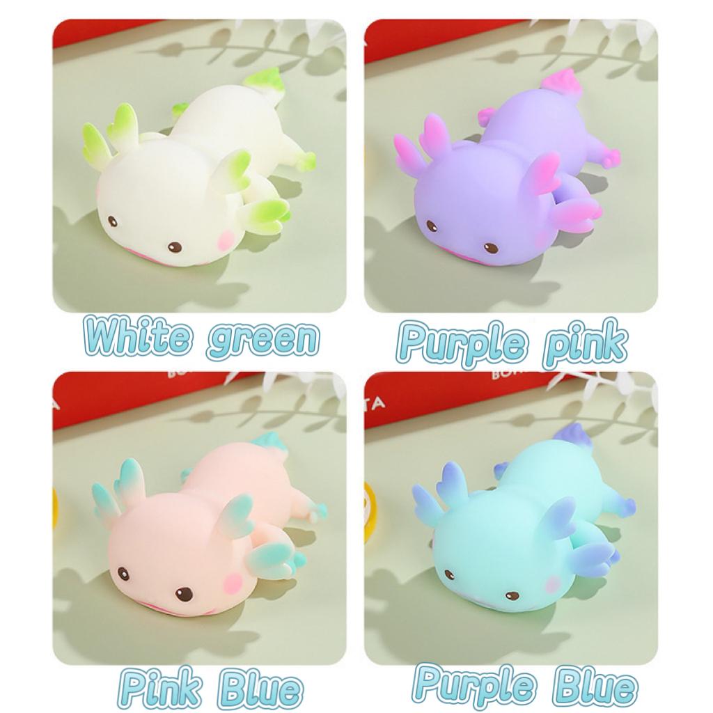 Cartoon Simulated Salamander tactile Playthings Squeeze Toy Fidget Toy Stress Relief Animal Playthings Pinching Venting Squishy Toy Gift Idea