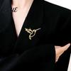 Hollow Hummingbird Brooch Bird Strong Pin High-Quality Alloy Durable Anti-Oxidation