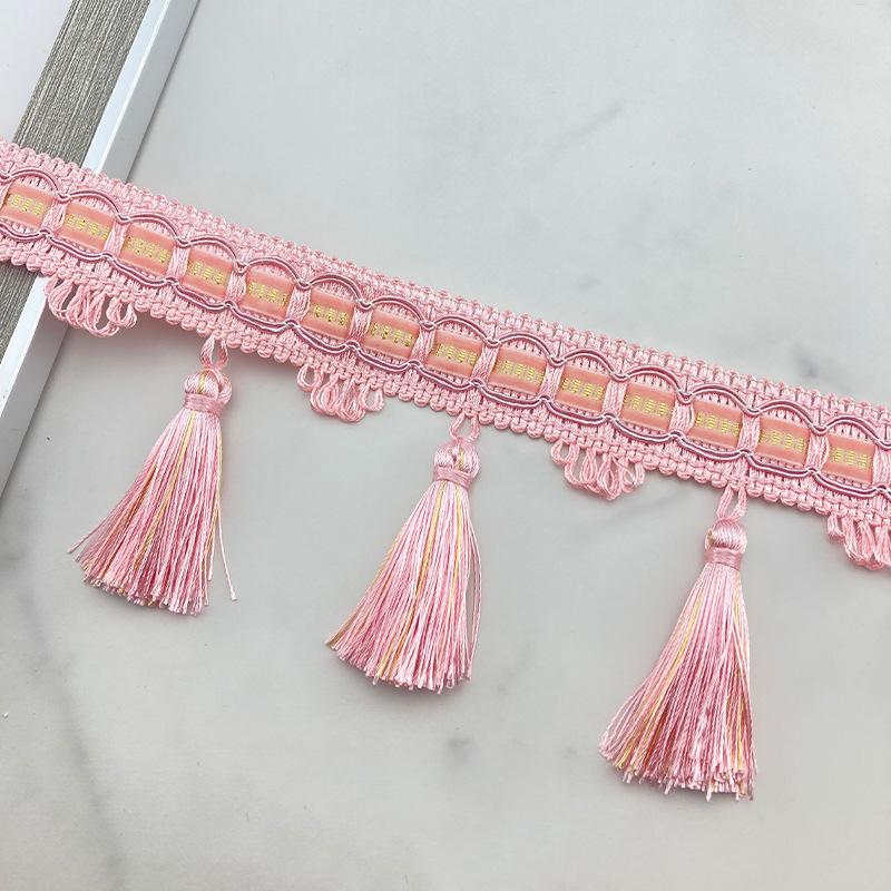 3/6M Europejski styl frędzle koronkowe wykończenia krawędzi DIY tkanina do szycia koronka wykończenie frędzle ubrania zasłony stół tapicerka wystrój akcesoria