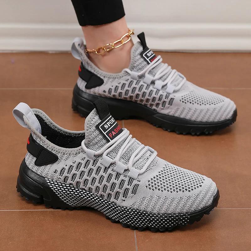 Women'S Sports Shoes Summer Fashion Breathable Mesh Trendy Shoes Multifunctional Lightweight Running Sneakers  De Mujer