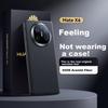 Aramid Fiber Hidden Magnetic RingPhone Case for Huawei Mate X6, Ultra-Thin Full Coverage Kevlar Foldable Screen Single Back Case