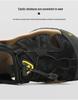 Unisex Thick-Soled Closed-Toe Summer Sandals - Plus Size Outdoor Casual Beach Shoes.