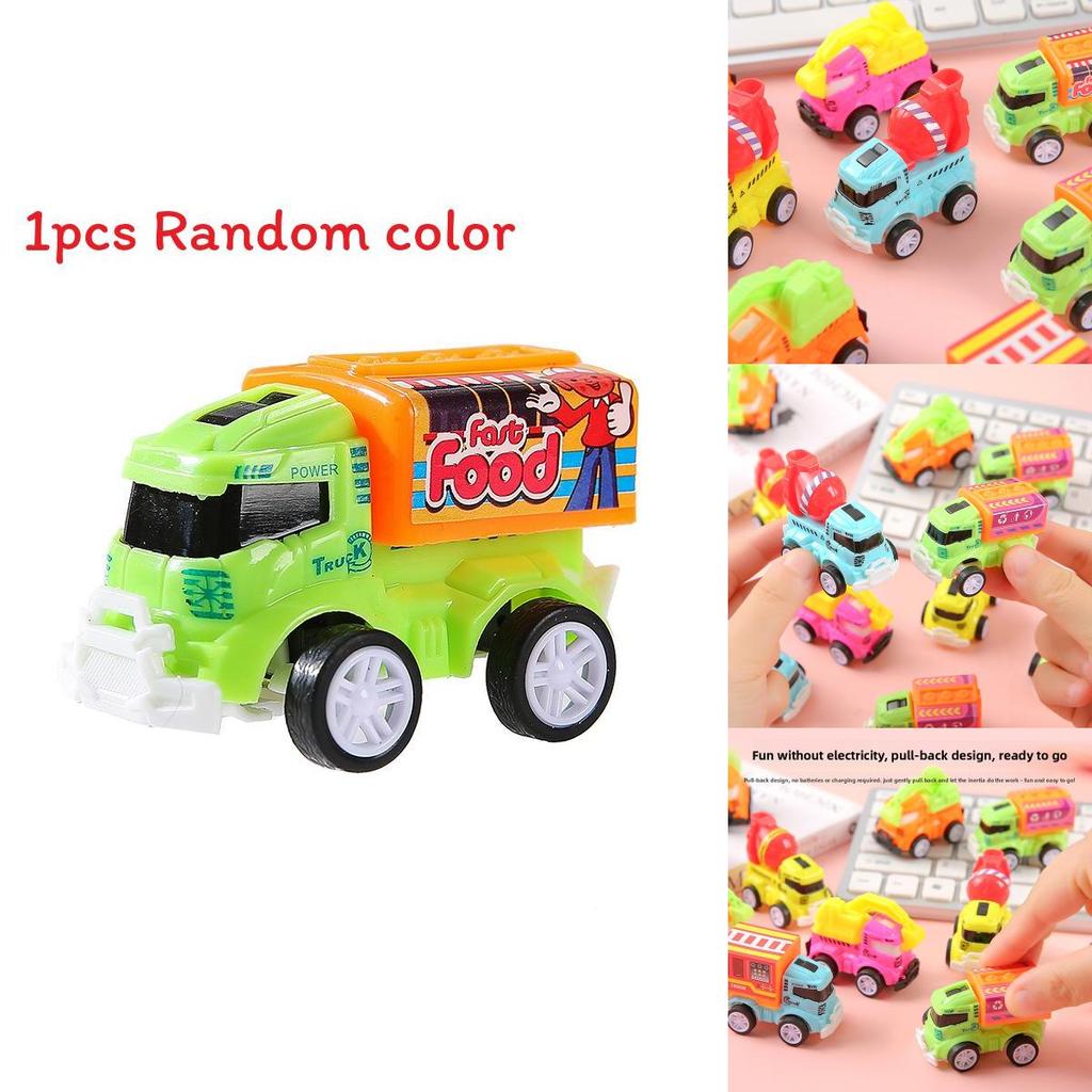 Simulation Mini Inertia Color Engineering Vehicle Children Toy For Early Development