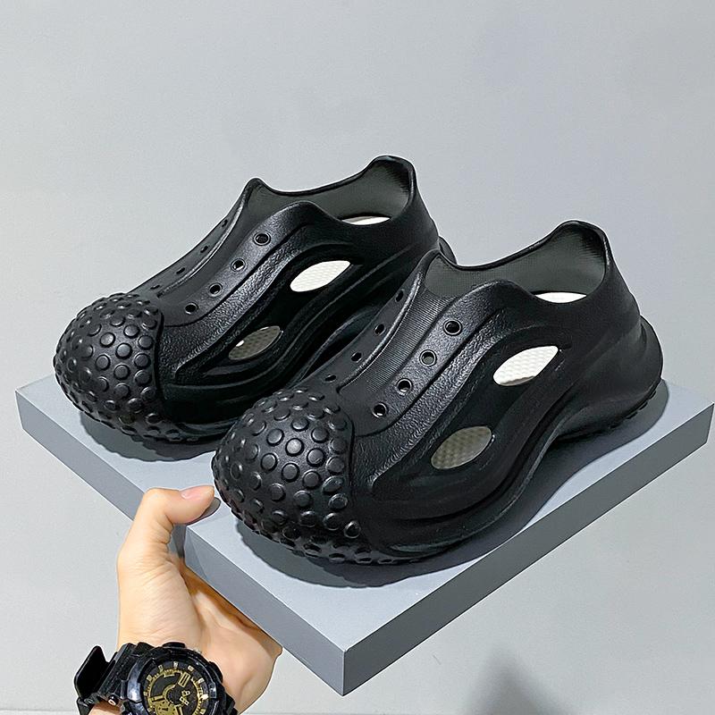 

Размер 36-45 Летние Люксовые Дизайнерские Уличные Пляжные Сандалии для Пары Модные Высококачественные Домашние Мужские Туфли Бесплатная Доставка 44-45 чёрный