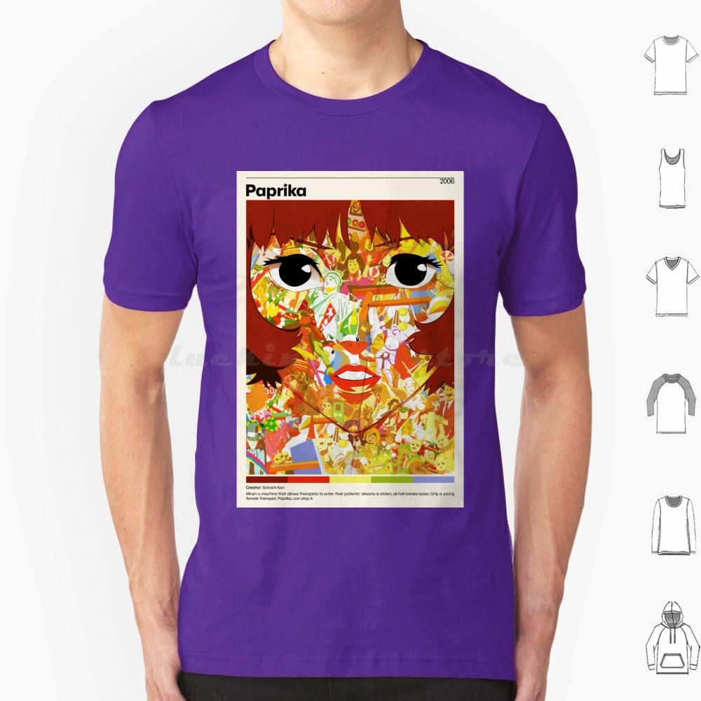 Paprika Anime Poster Print Poster T Shirt Big Size 100 Cotton Anime Paprika Film Manga Japan Movie Satoshi Kon Perfect Blue