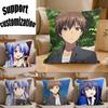LoveAnime SSummer Pockets Square Sofa Pillow Cover Solid Color Living Room Home Decor Cushion Case
