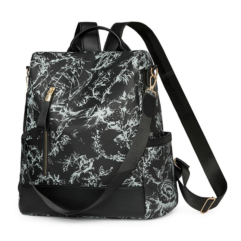 Printed Backpack Women's Large Capacity Backpack