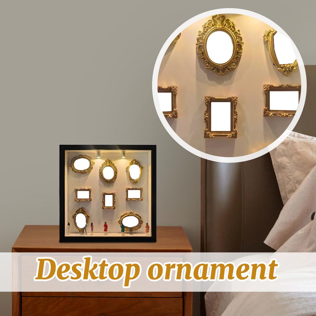 Muzejní Silhouette Shadow Box Rám Dekorativní Displej