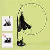 New Strong Suction Cup Cat Teaser with Bell Long Rod Detachable Cat Self-entertainment Toy