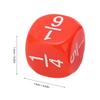 20Pcs Fraction Dice Class Set Plastic 6 Sided Multi Faceted Table Game Accessories for Kids Math Practice