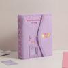 A5 Plush Binder Embroidery 6 Ring Magnetic Photo Album Kpop Photocard Holder Collect Book Storage Organizer