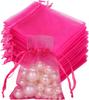 Organza Wedding Favor Drawstring Bag - Solid Color Gift & Jewelry Packaging