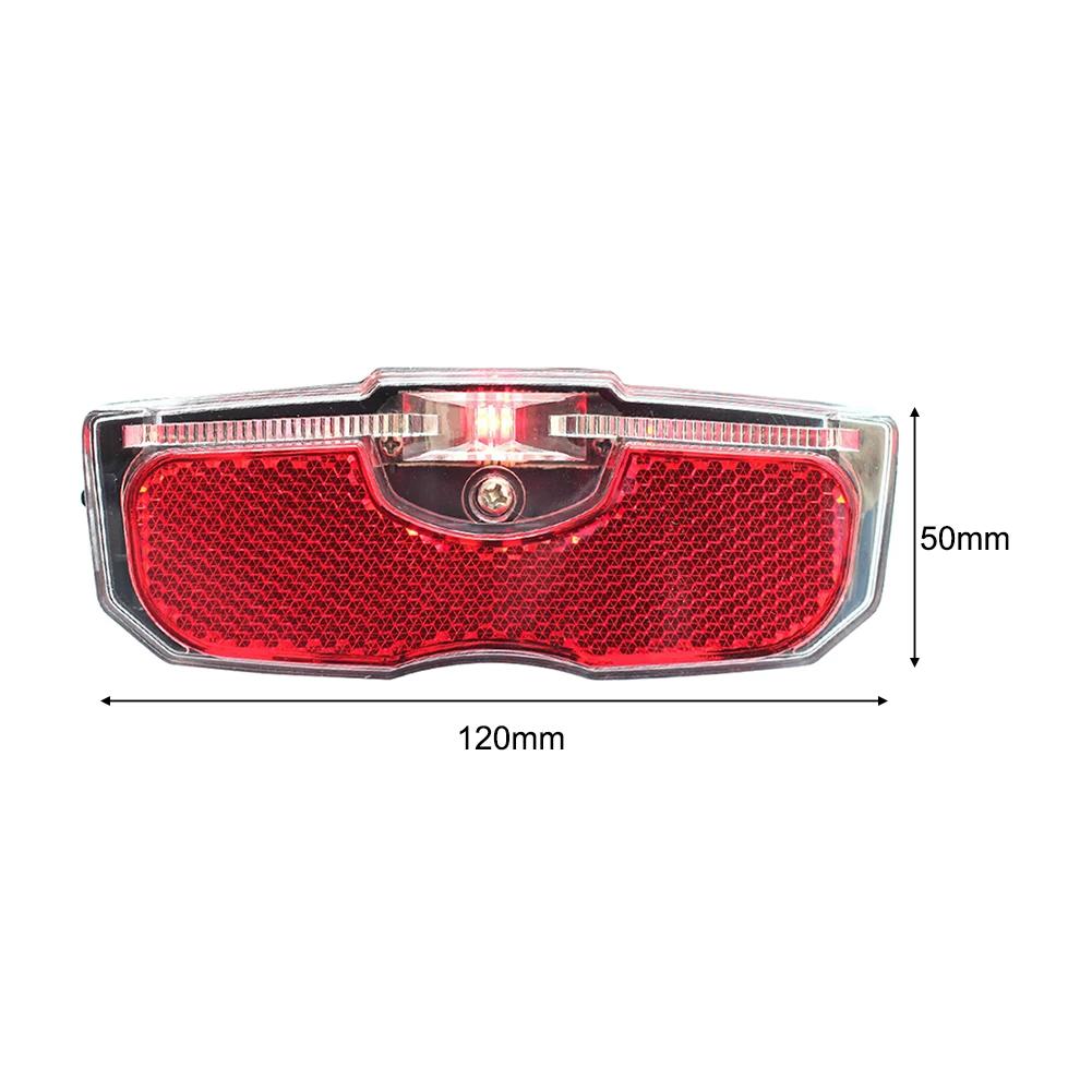MTB Bike Luggage Rack Light Waterproof Bicycle Rear Seat Reflective Taillight