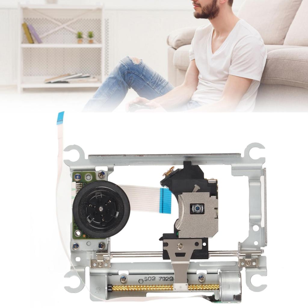 Slim 77004 Laser Lens Pickup Complete Assembly with TDP182W Replacement for PS 2 Slim Game Console SCPH-77001 Assembly, Mechanism, (With Bracket)