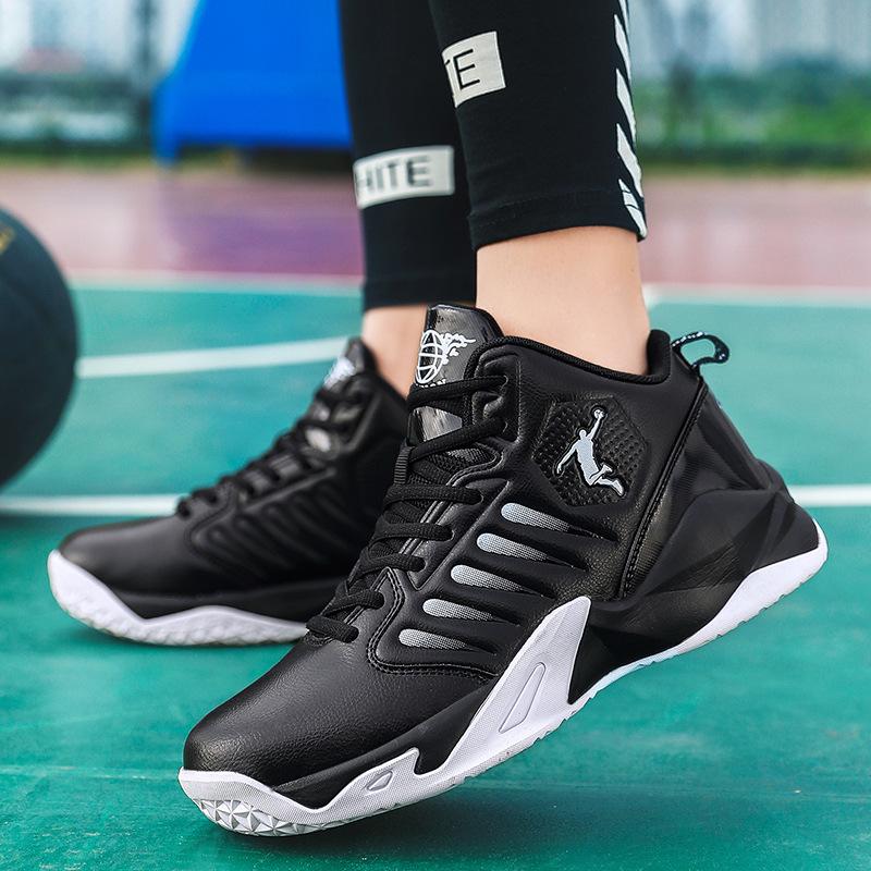 Four Seasons Basketball Shoes 2025 New Sports Shoes High-top Cement Wear-resistant Boots Shock-absorbing Men's Basketball Shoes