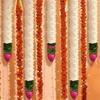 1/3Pcs White Floral Artificial Jasmine Garland Plastic Lotus Bud Garland  Wedding Decor