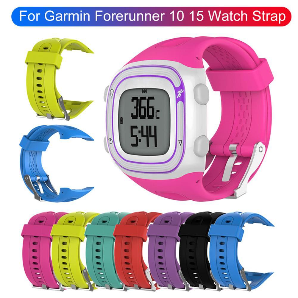 Replacement Strap Band for Garmin Forerunner 10 15 Smartwatch Men Sport Silicone Wristband Bracelet Accessory