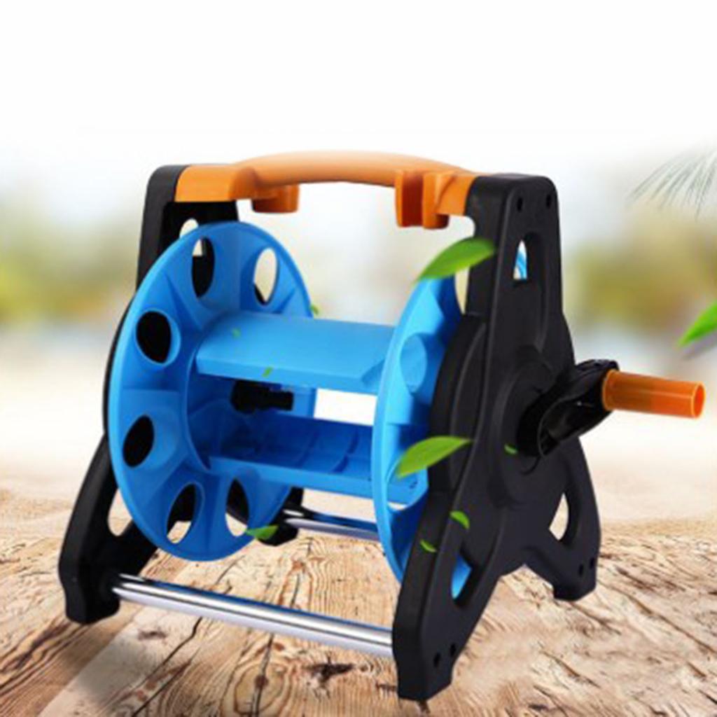 Garden Hose Reel Cart 35m Hose Reel Rope Storage Rack for Garden Lawn Farm Car Washes