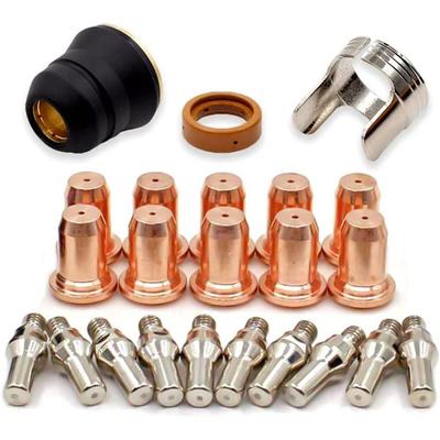 23pcs IPT-60 PT-60 IPT-40 PT40 Plasma Cutting Torch Tip 1.0mm 0.039'' Electrode