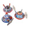 Vintage Wind Up Spacecraft Toy Collectible Clockwork Spring Wind Up Toy for Birthday